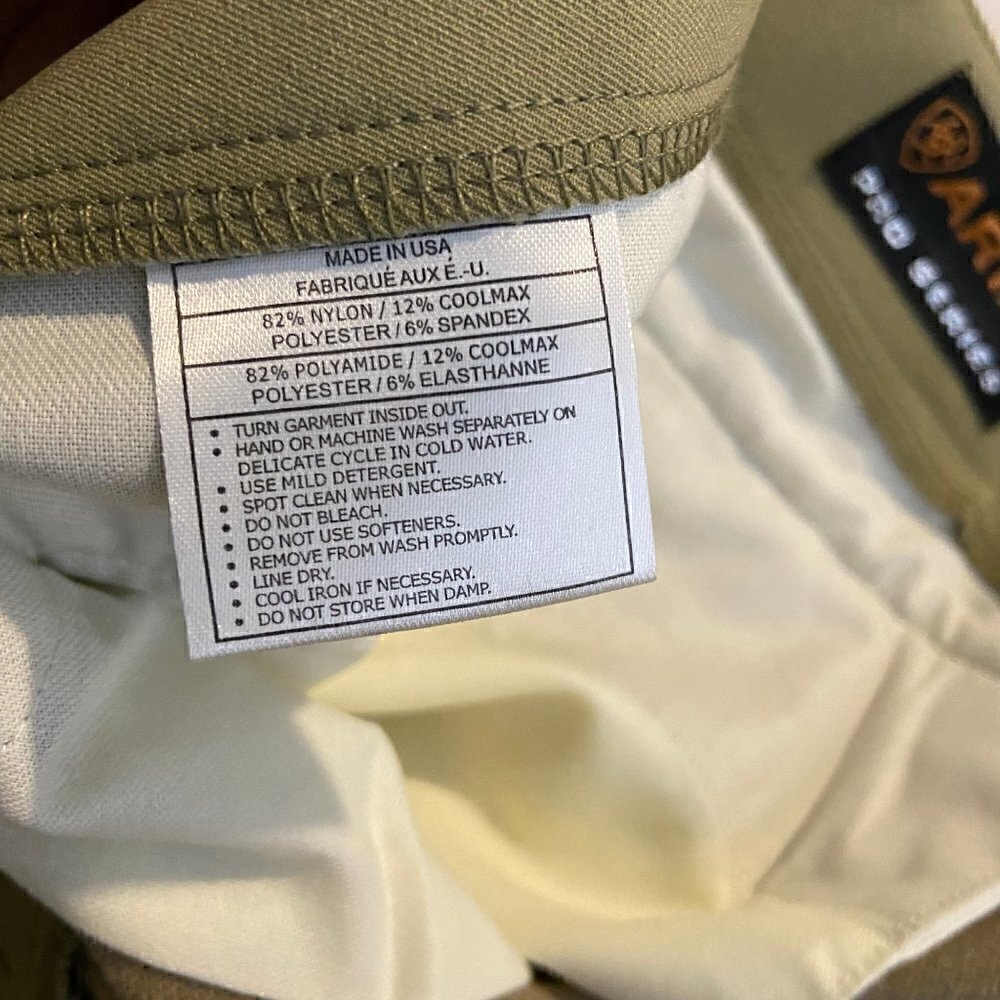 Ariat Mens Pro Circuit Breech Khaki 38 Long - Picture 2 of 11